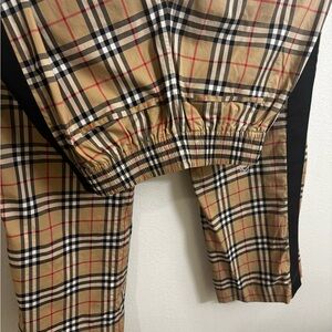 Burberry Beige Checkered Trousers